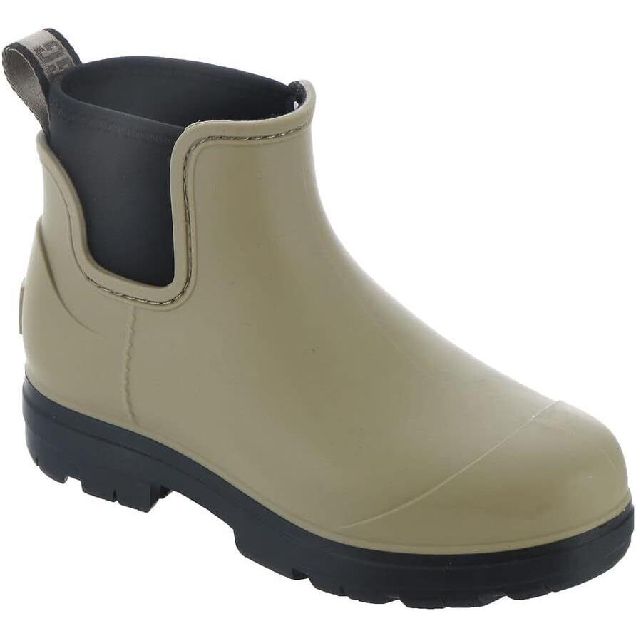Women`s Shoes Ugg Droplet Waterproof Slip On Chelsea Rain Boots 1130831 Taupe