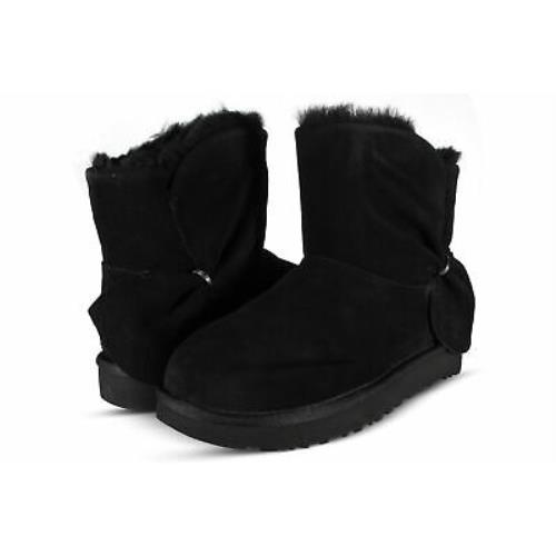 Ugg Australia Classic Mini Twist Women`s Boots Black 1099912-BLK - Black