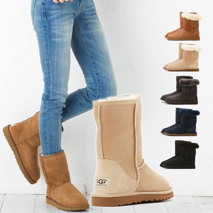 Ugg Australia Classic Short 5825 Sheepskin Lining Treadlite Sole 8 Colors 5825 - Chestnut