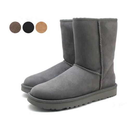 Ugg Australia Classic Short 5825 Sheepskin Lining Treadlite Sole 8 Colors 5825 - Grey