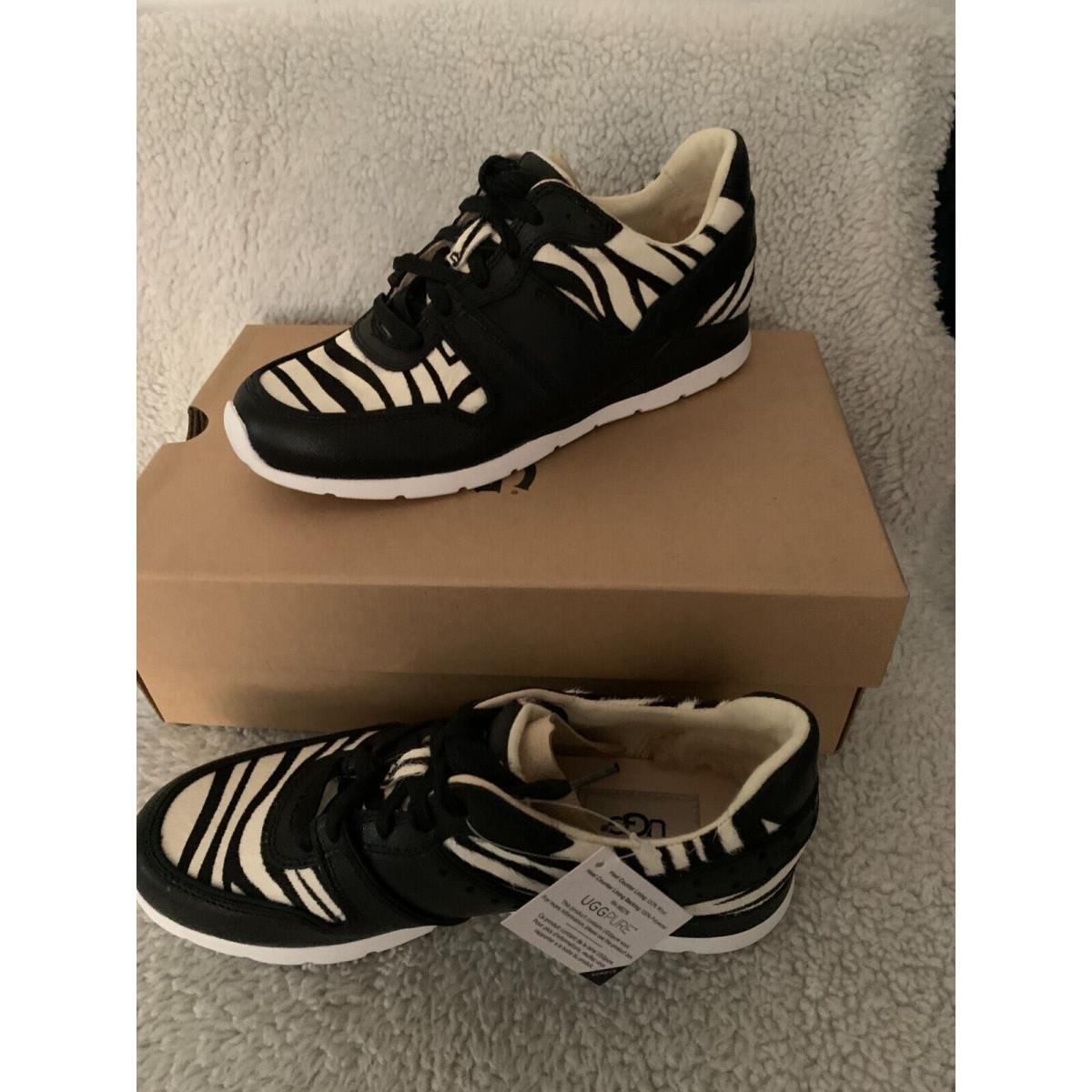 Ugg Deaven Exotic Cow Hair Zebra Print Women`s Sneaker Size Various