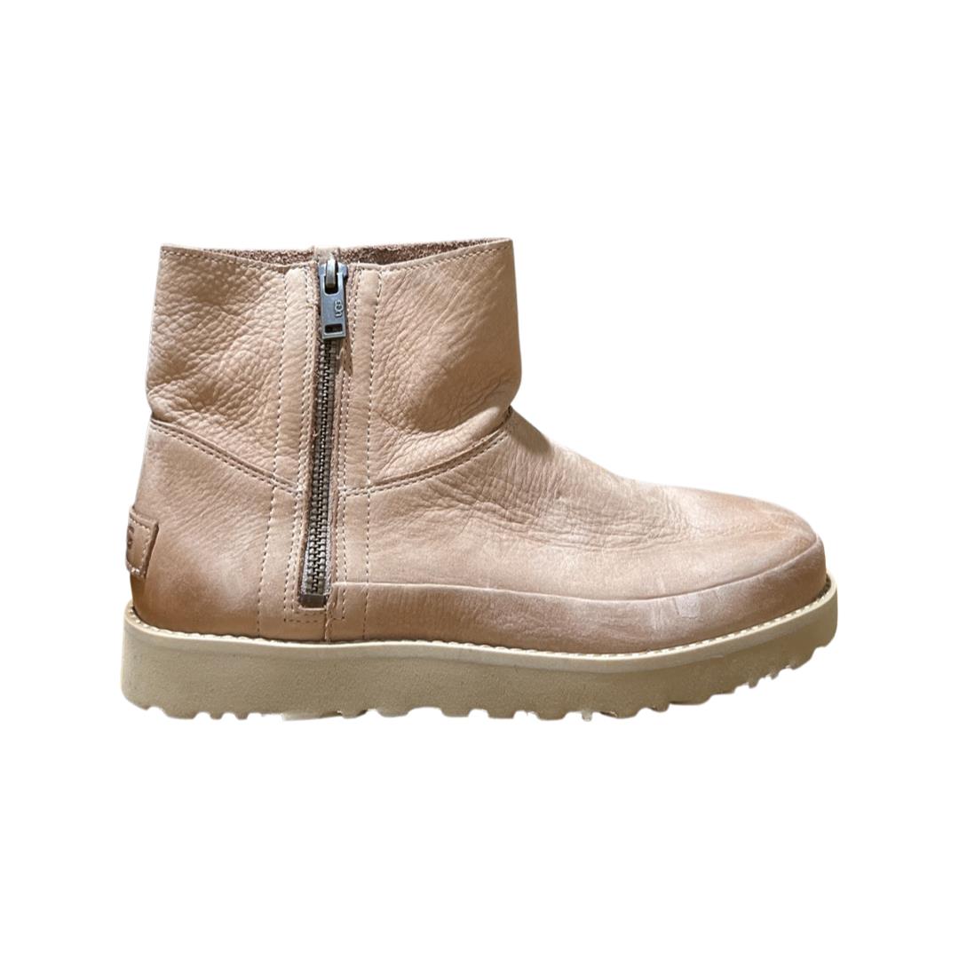 Ugg Women`s Deconstructed Mini Zip Leather Boots Arroyo 1127990 - Arroyo