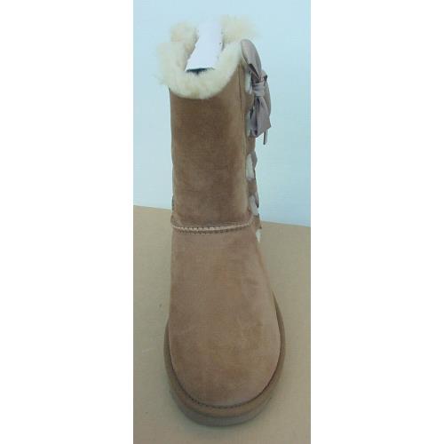 Ugg Australia Women`s Short Boots Chestnut Pala Suede Lace Up 1017531 Sz 5 6