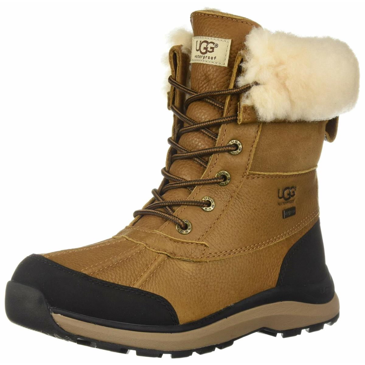 Ugg Women`s Chestnut Adirondack Iii Snow Boot - Warm Dry Winter Boots - Chestnut, Manufacturer: Chestnut