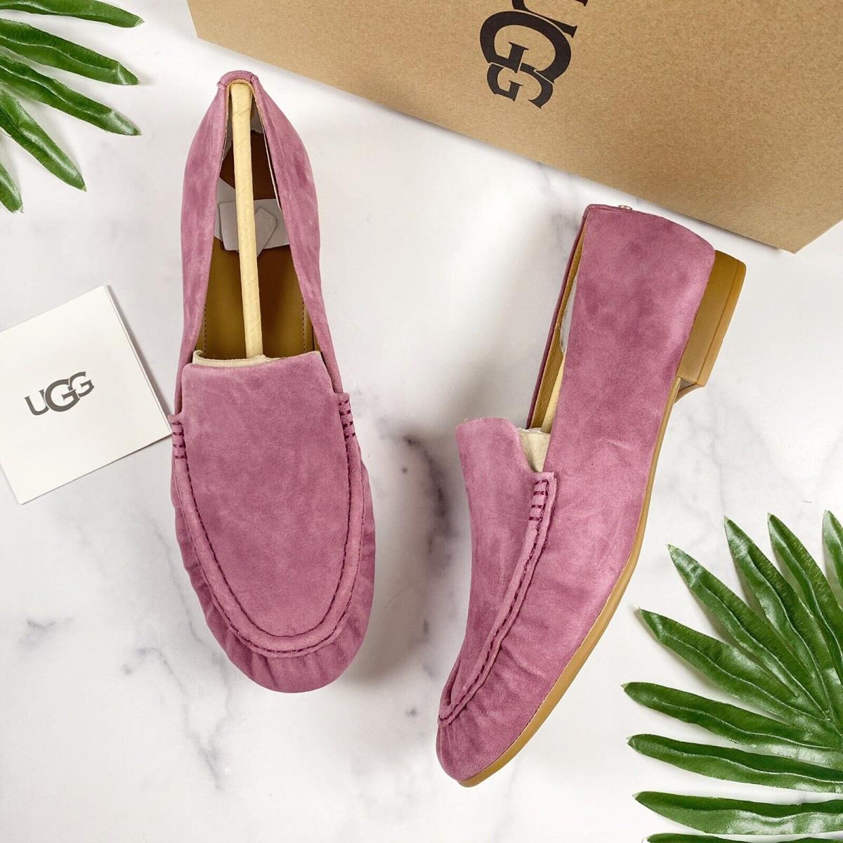 Ugg Vivian Loafer Bougainvillea Moc Toe Suede Womens 8 39