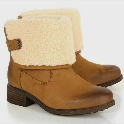 Ugg Women`s Aldon Shearling Wool Winter Boots 6