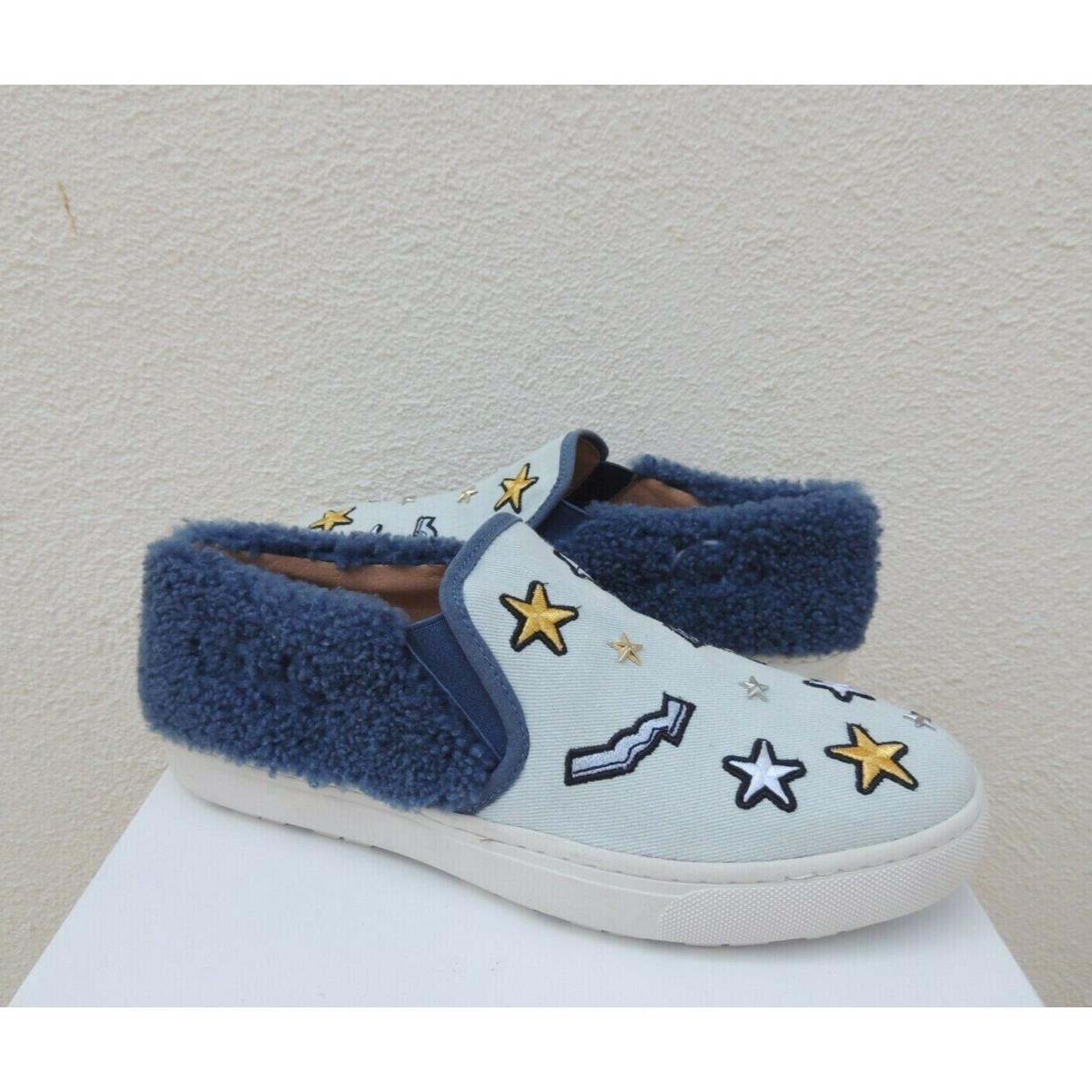 Ugg Patch IT Bleach Denim Platform Slip-on Sneakers Women US 8/ Eur 39