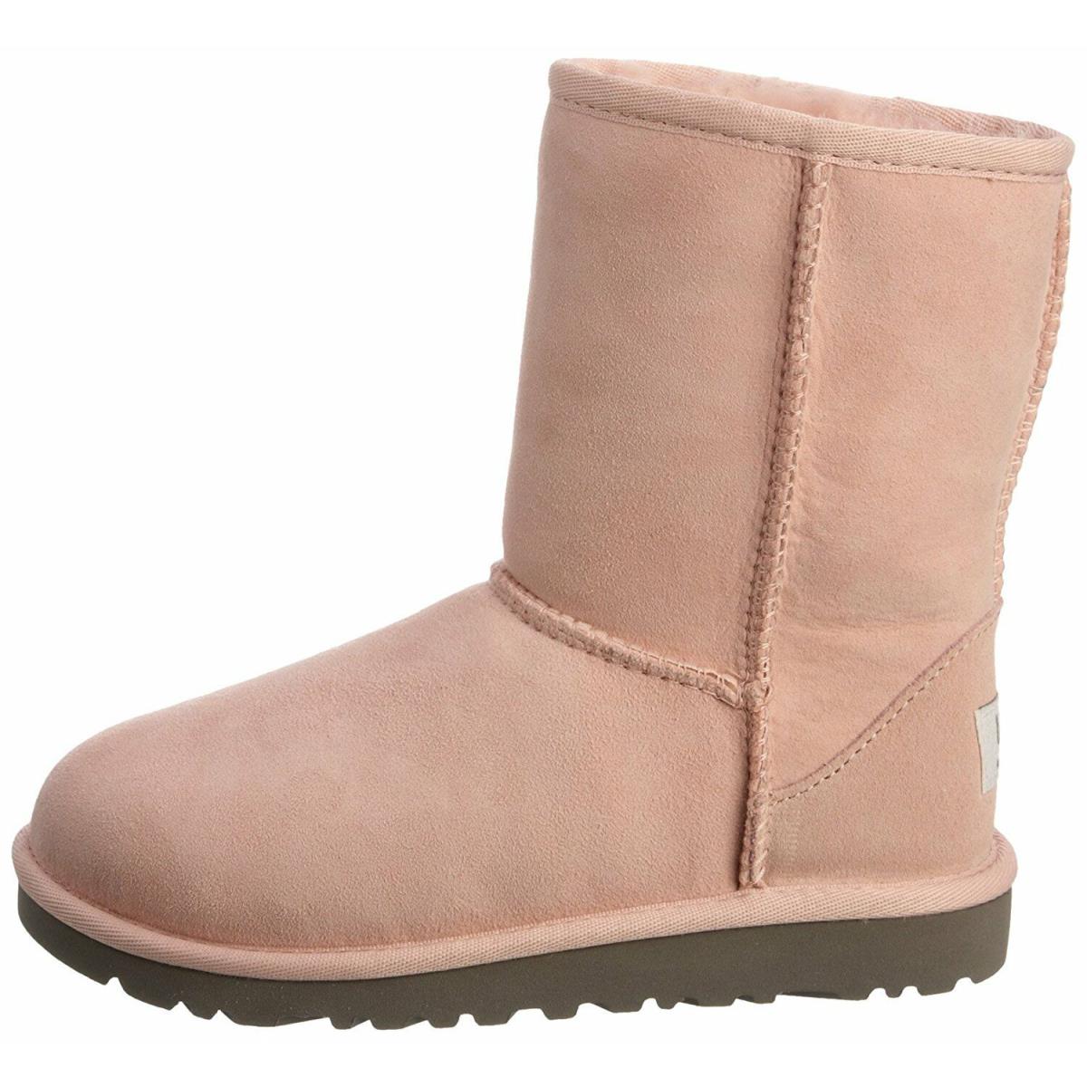 Ugg Classic Short Suede Boots Big Kids Toddler 5251T Bpnk Baby Pink Size 8 - Pink