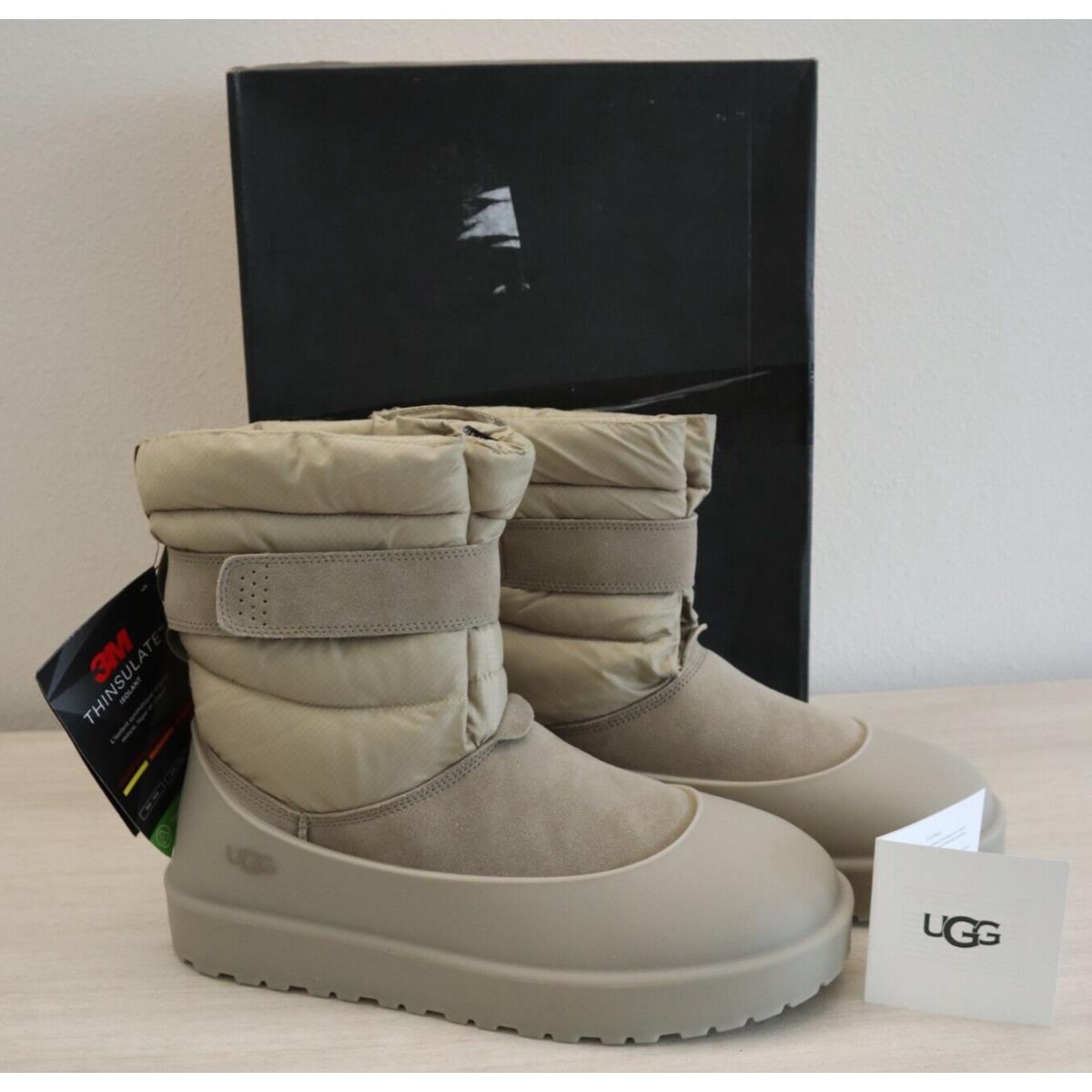 Ugg 1120847 Men`s Sz 12 Beige Classic Short Pull-on Weather Winter Boots