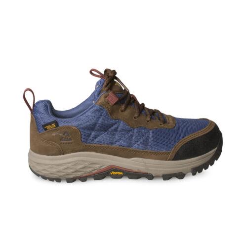 Ugg Teva Ridgeview Low Blue Indigo Leather Waterproof Hiking Women`s Boots Size 8.5