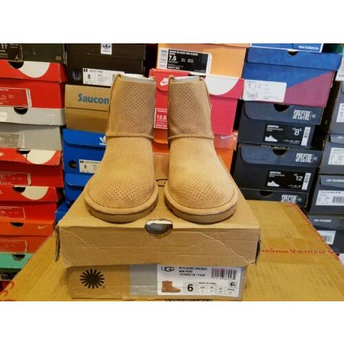 Ugg Classic Unlined Mini Perf Boot - Women`s 1016852 W/taw