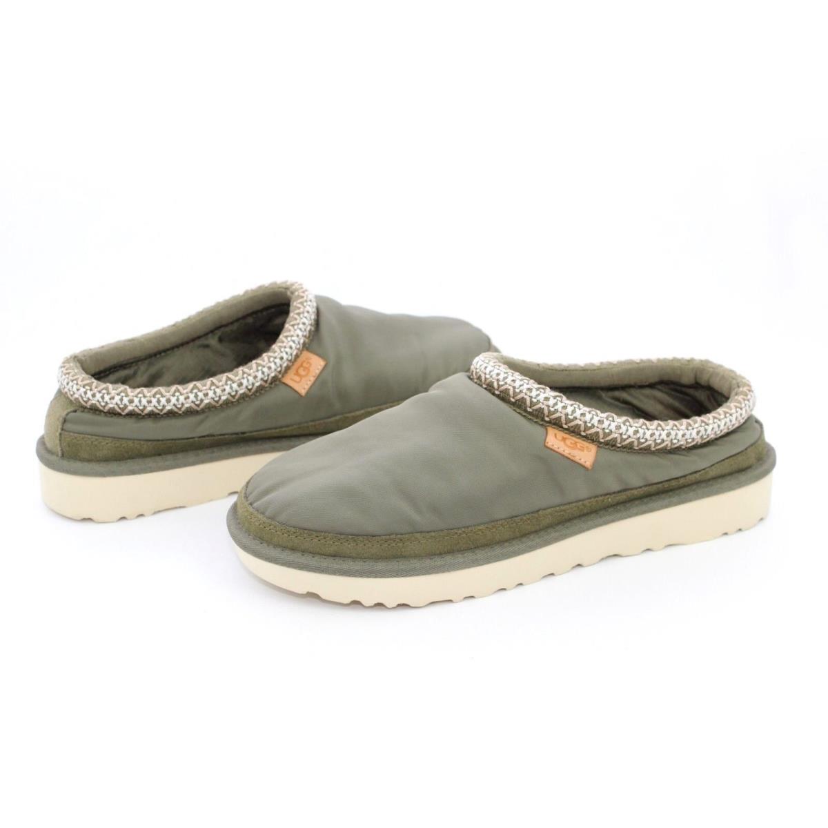 Ugg For Men Tasman Mlt Bomber Nylon Military Green Slippers Mens Size 9 US