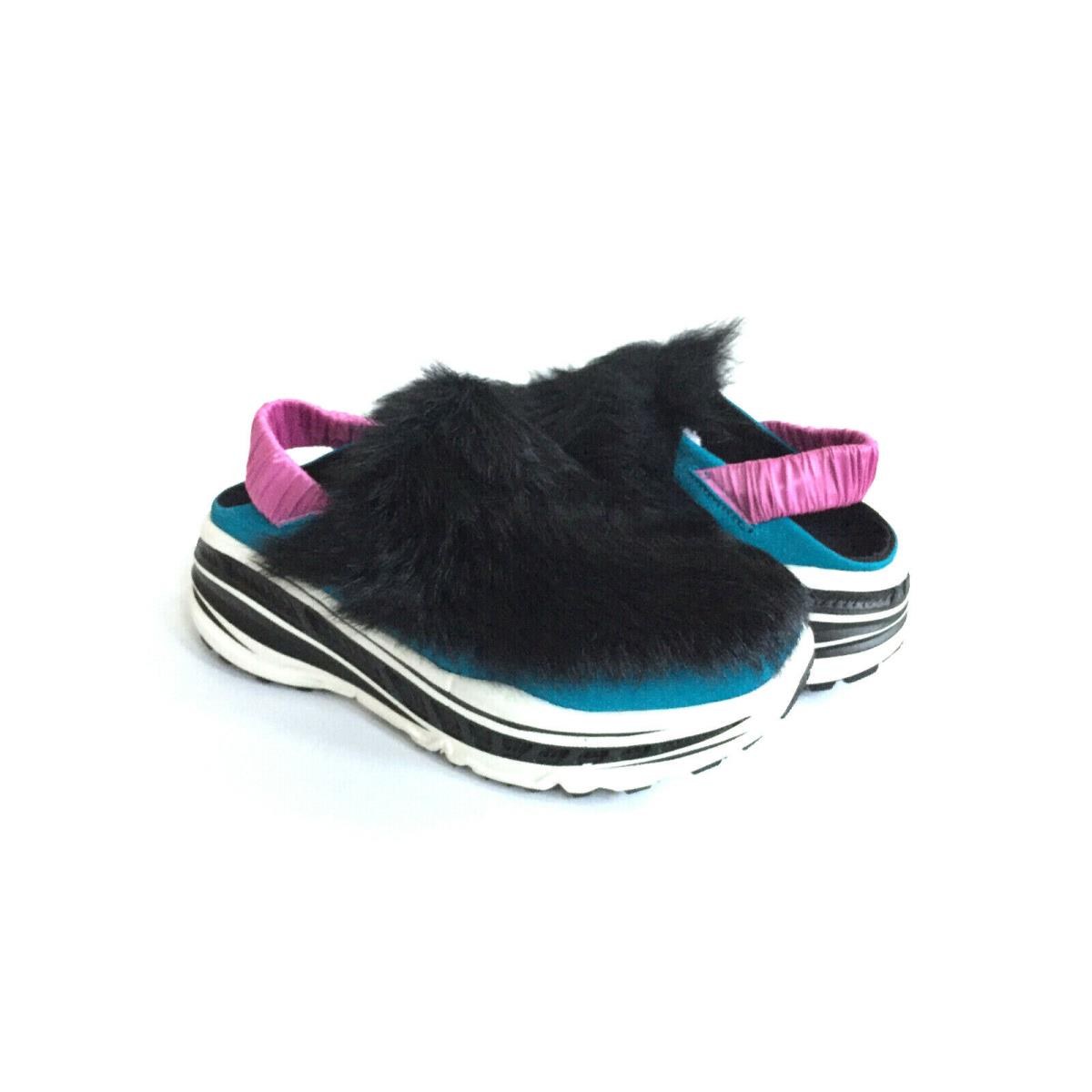 Ugg Fashion Baby Slingback Fluffy Runner Black Sneaker US 8.5 / EU 39.5 / UK 6.5