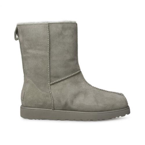 Ugg Block Boot Grey / Grey Leather Eckhaus Latta Women`s Boots Size US 8