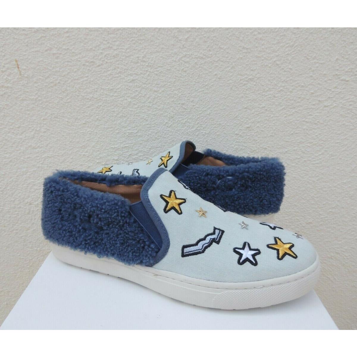 Ugg Patch IT Bleach Denim Platform Slip-on Sneakers Women US 6.5/ Eur 37.5