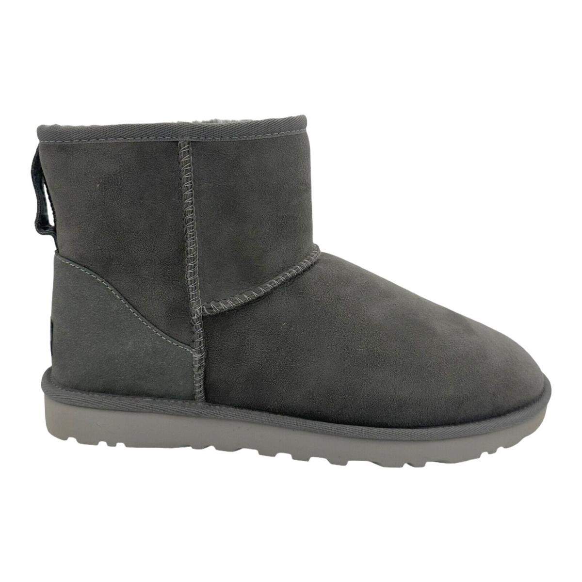 Ugg Classic Mini Dark Grey Suede Sheepskin Men`s Boots US Size 11 - Gray, Manufacturer: DGRY