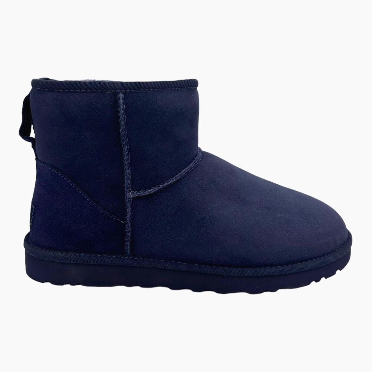 Ugg Classic Mini Evening Sky Suede Sheepskin Men`s Boots US Size 10 - Blue, Manufacturer: ESKY