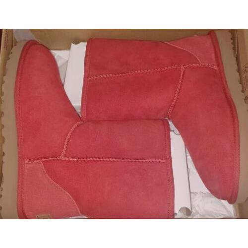 Ugg Womens Classic Short Boots Red Size 7