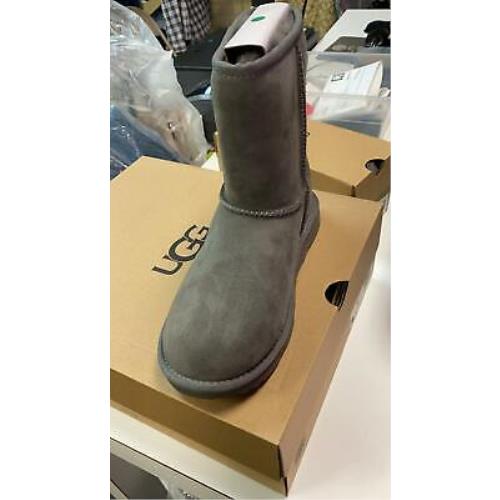 Ugg Kids` Classic II Boot Grey 4 M US Big Kid