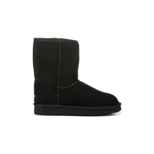 Koolaburra BY Ugg Koola Short Black Suede Sheepskin Women`s Boots Size US 12