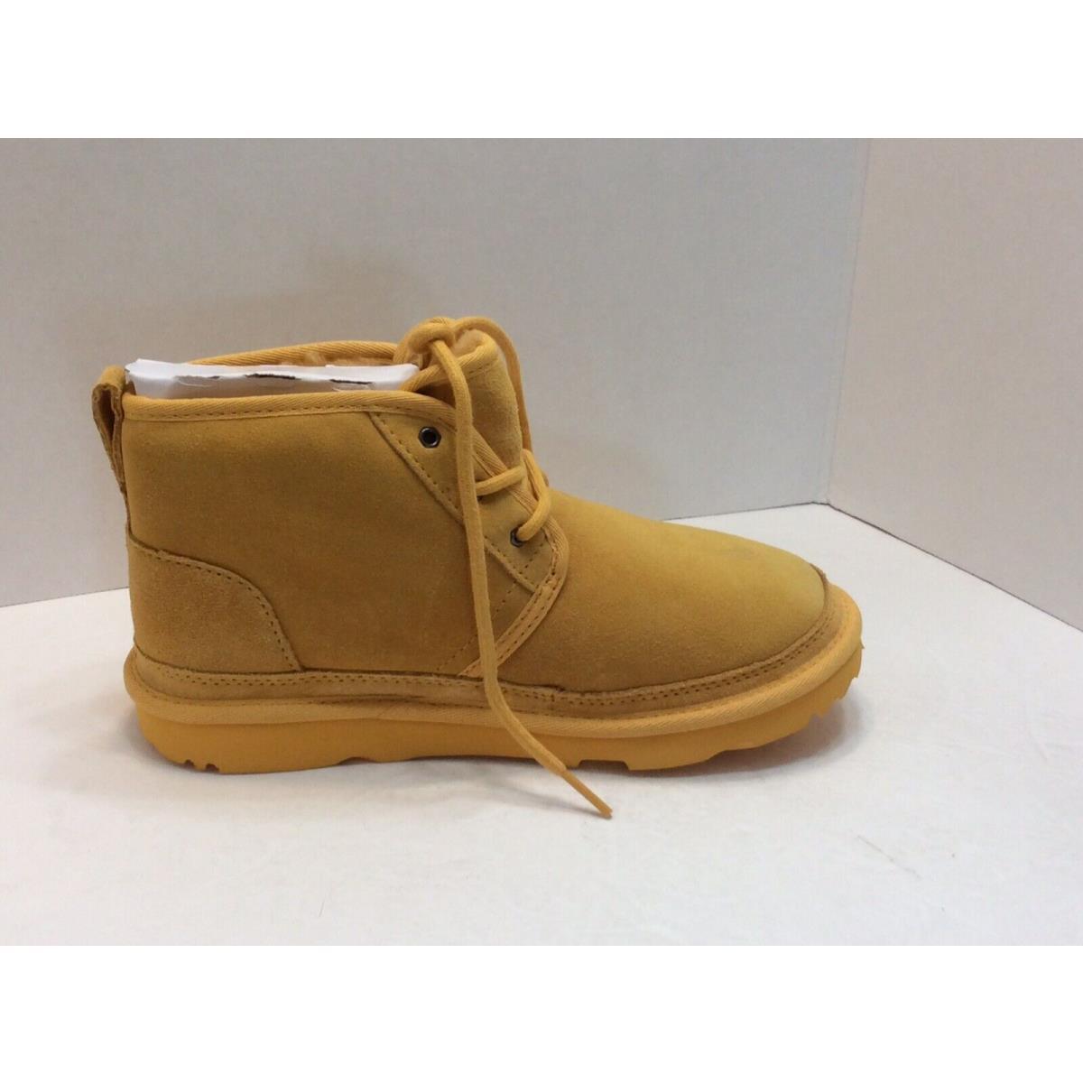 Ugg Neumel II Kids Boys Chukka Boots Suede Amber Size 5