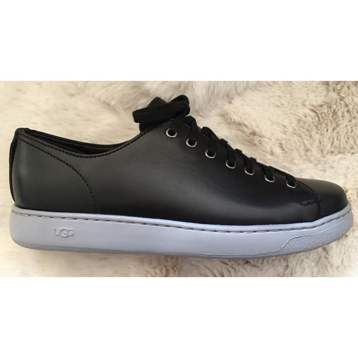 Ugg Pismo Sneaker Low Leather Black Lace Up Men`s 8