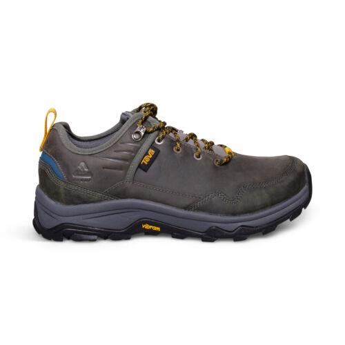 Ugg Teva Riva RP Charcoal / Blue Leather Waterproof Hiking Men`s Boots Size US 7.5