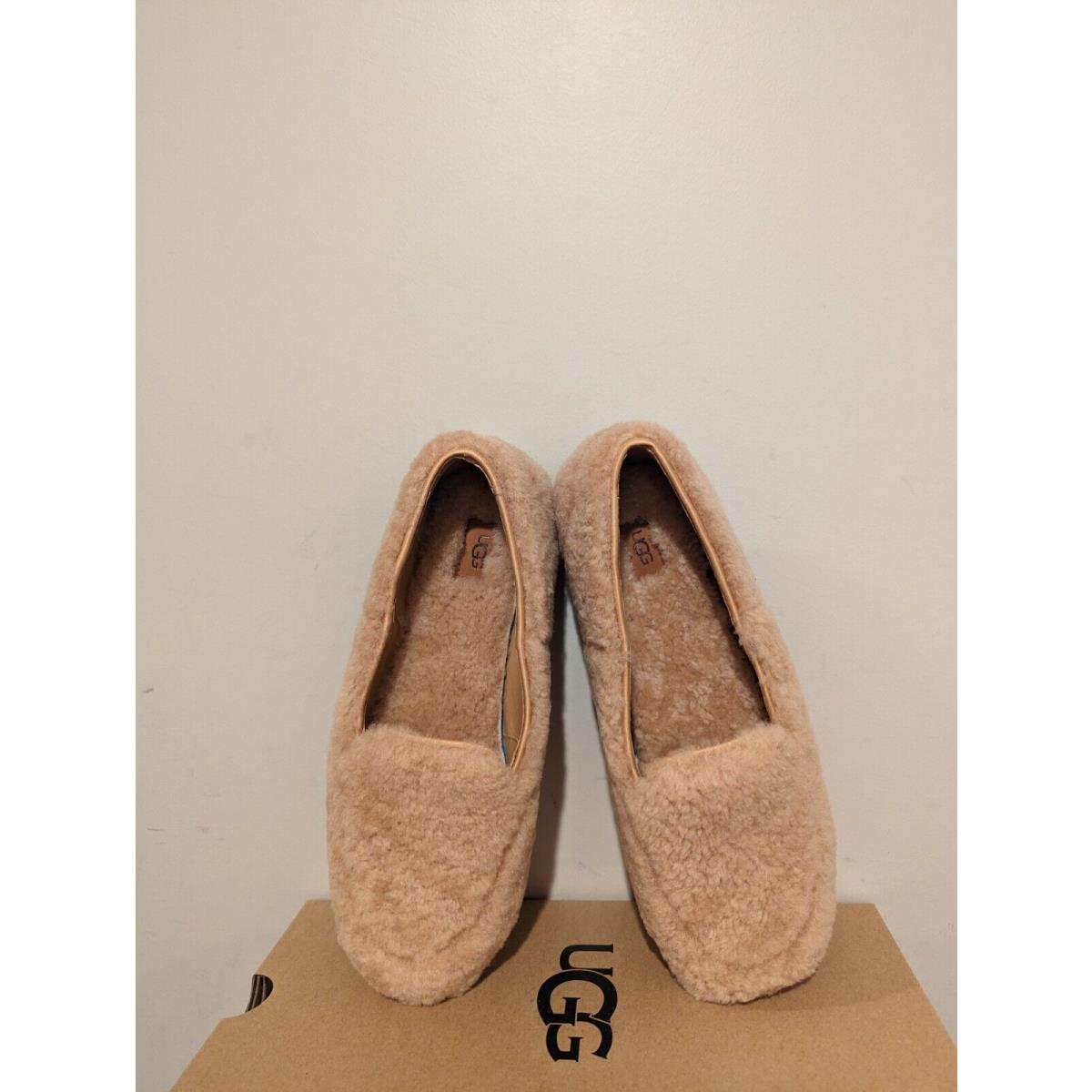 Ugg Australia Womens Hailey Fluff Shearling Loafer Size 10