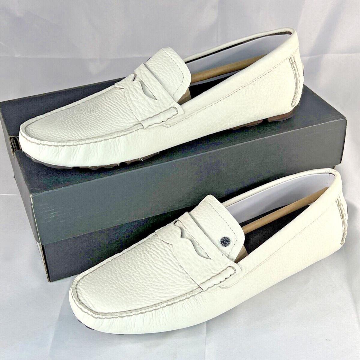 Ugg Men`s Bel-air Penny Slip-on Driving Style Loafer White Size 11 M