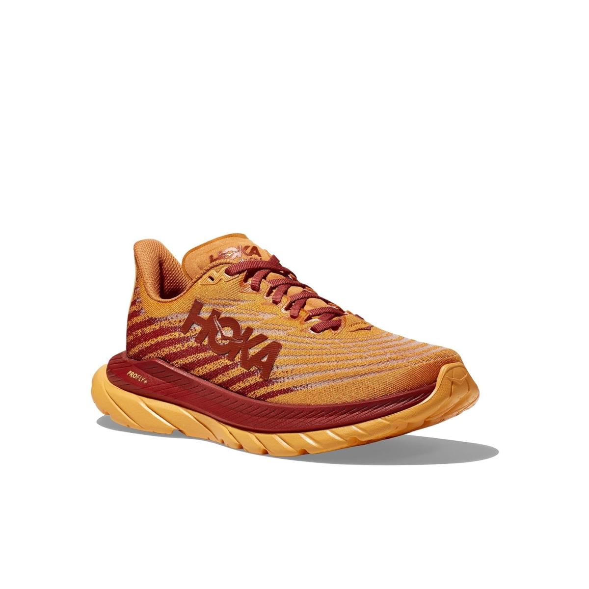 Man`s Sneakers Athletic Shoes Hoka Men`s Mach 5 Amber Haze/Rust