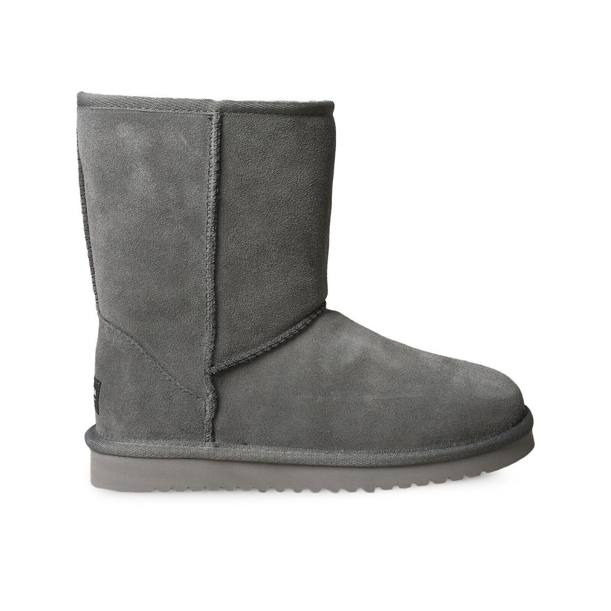 Koolaburra BY Ugg Koola Short Stingray Suede Women`s Boots Size US 10/UK 8 - Gray