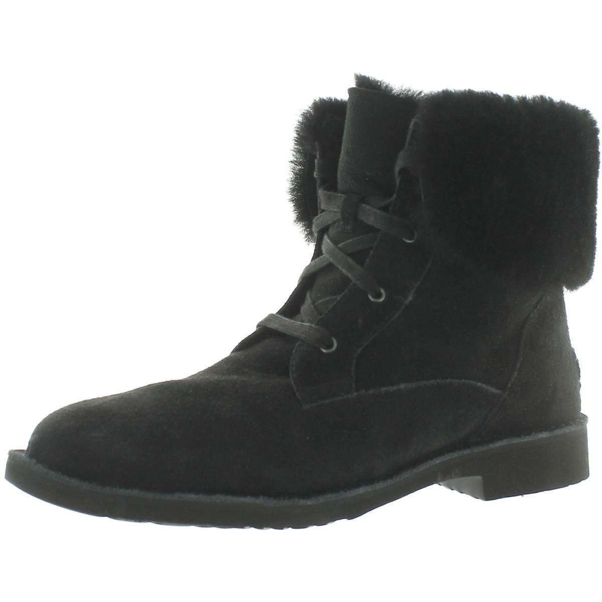 Ugg Womens Weylyn Black Winter Snow Boots Shoes 10.5 Medium B M Bhfo 0445