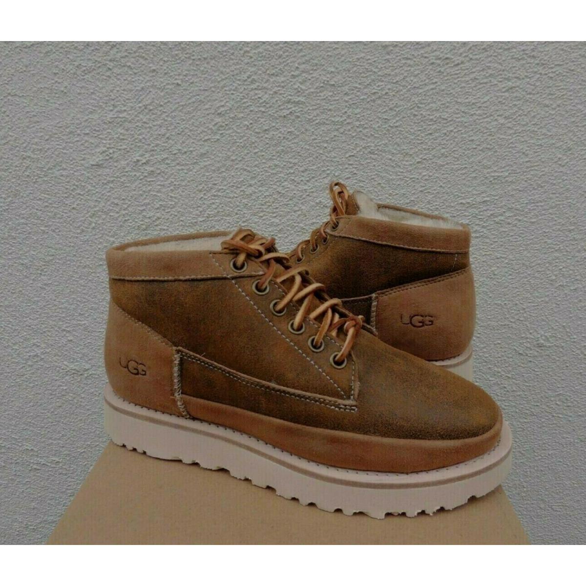 Ugg Chestnut Cali Moc Trail Campfire Sheepskin Boots Women US 6/ Eur 37