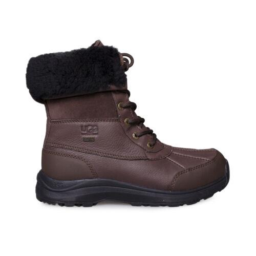 Ugg Adirondack Iii Burnt Cedar Black Waterproof Sheepskin Womens Boots Size US 8