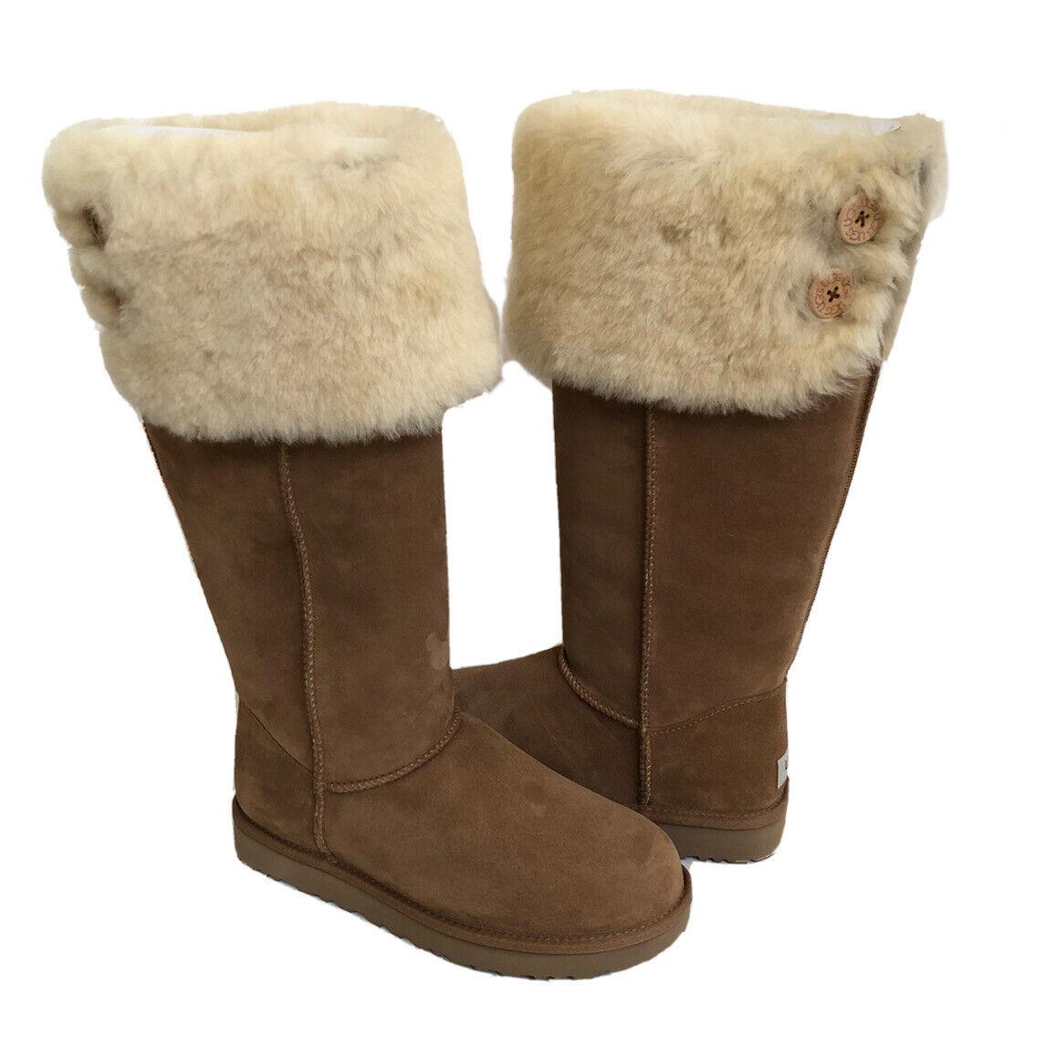 Ugg Over The Knee Bailey Button Chestnut Boots US 8 / EU 39 / UK 6