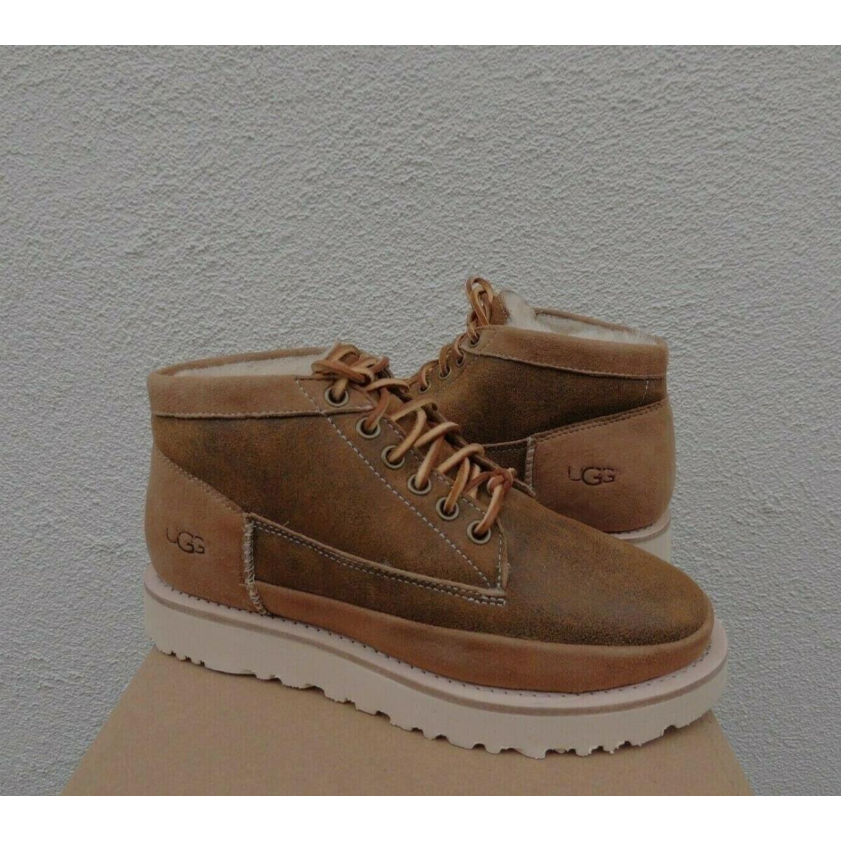 Ugg Chestnut Cali Moc Trail Campfire Sheepskin Boots Women US 5/ Eur 36