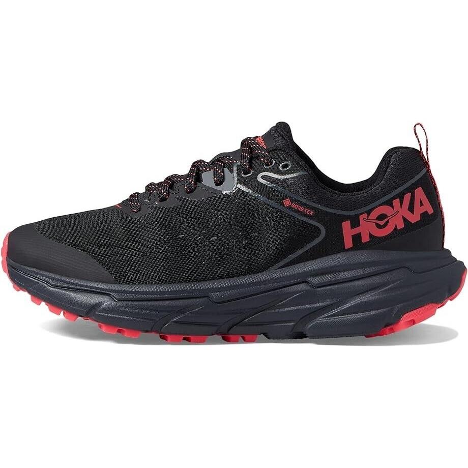 Hoka One One Challenger Art 6 Gore-tex Lightweight Trail Road Sneakers Size 11 - Black / Hot Pink