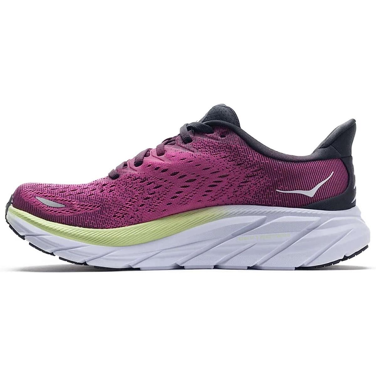 Hoka One One Women`s Clifton 8 Blue Graphite/ibis Rose Size 9.5 B