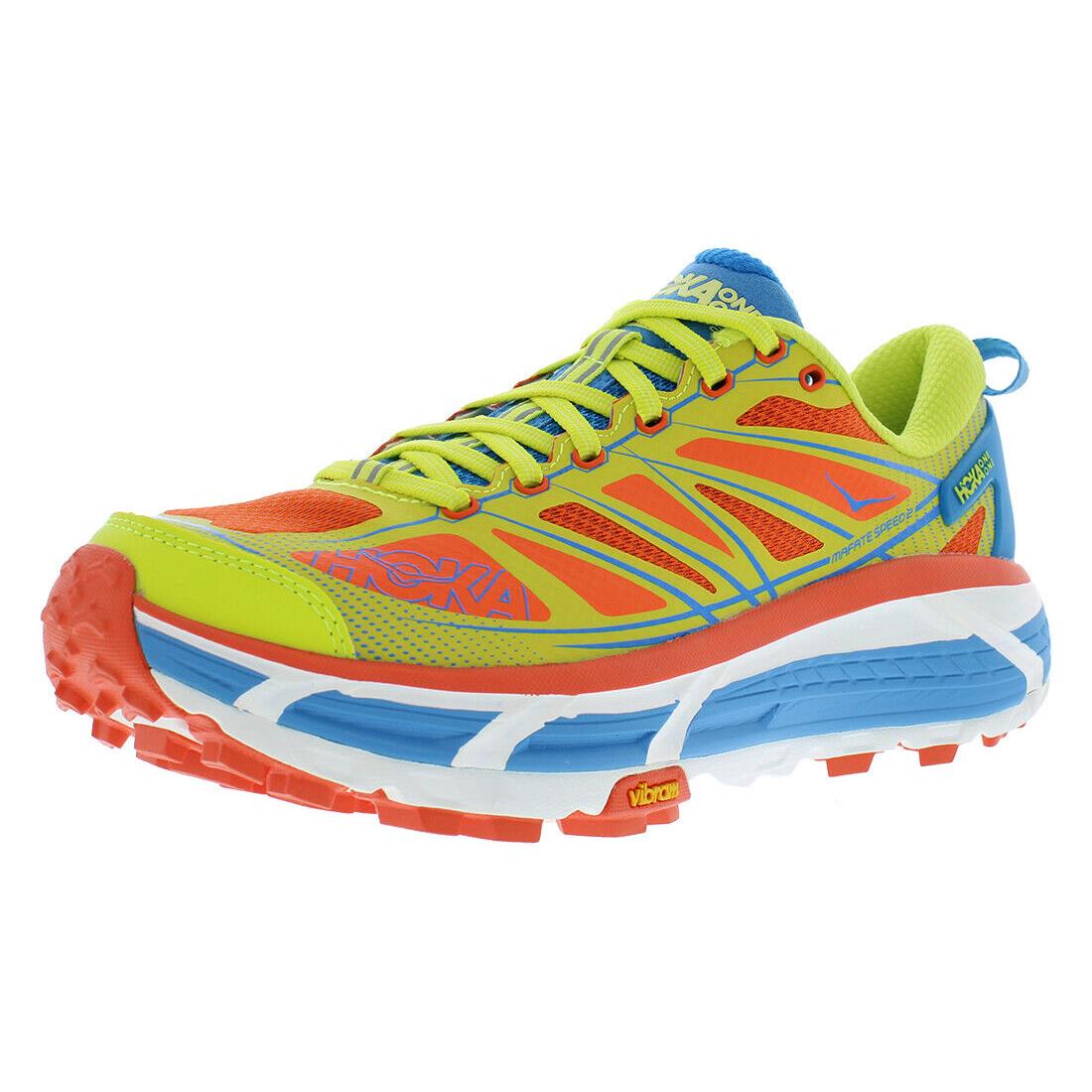 Hoka One One Mafate Speed 2 Unisex Shoes Size 8 Color: Flame Evening/primrose