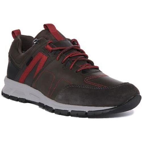 Geox U Delray B Mens Lace Up Breathable Sneakers In Coffee Size US 7 - 13