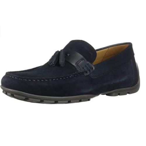 Geox Men`s U Moner A Driving Moccasin Loafers Color Options Navy