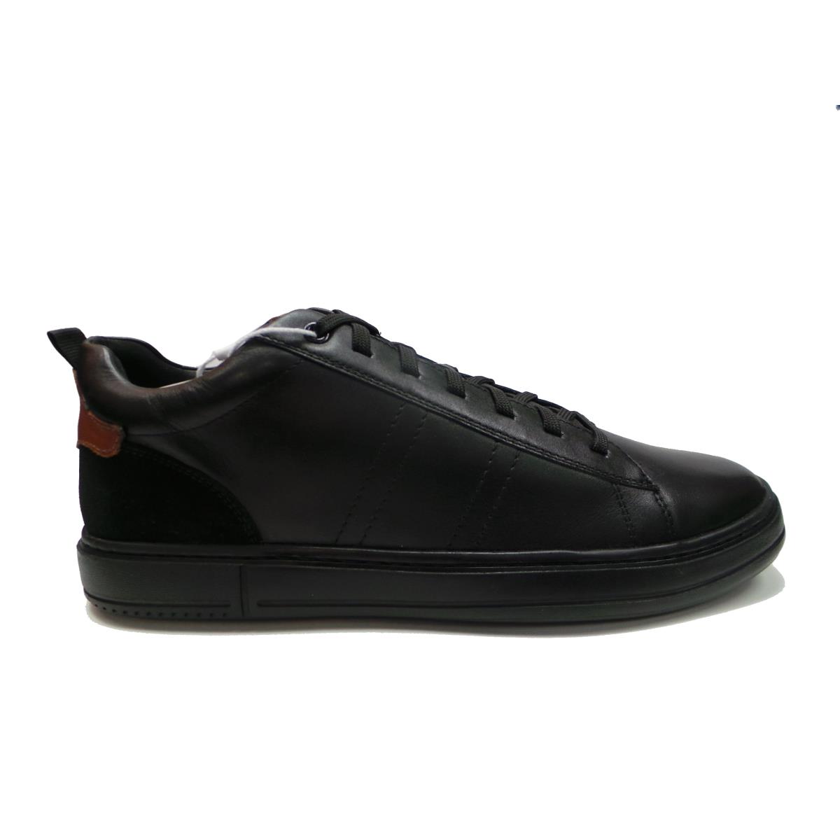 Geox Levico Nappa Leather Court Sneakers