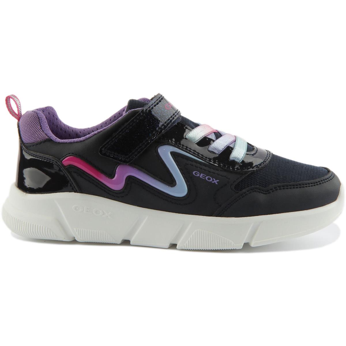 Geox J Aril1 Girls Single Strap Athletic Sneakers In Navy Size US 8 - 4