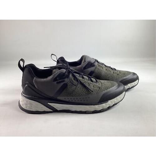 Mens Geox Sterrato Olive Grey Mesh + Nbk Casual Sneakers