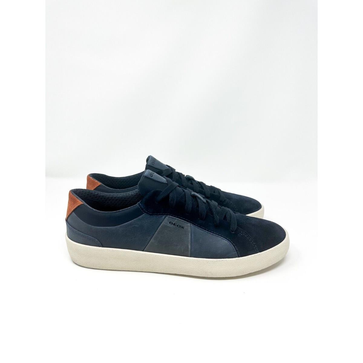 Geox Men`s Warley Low Top Sneakers Navy Blue 42