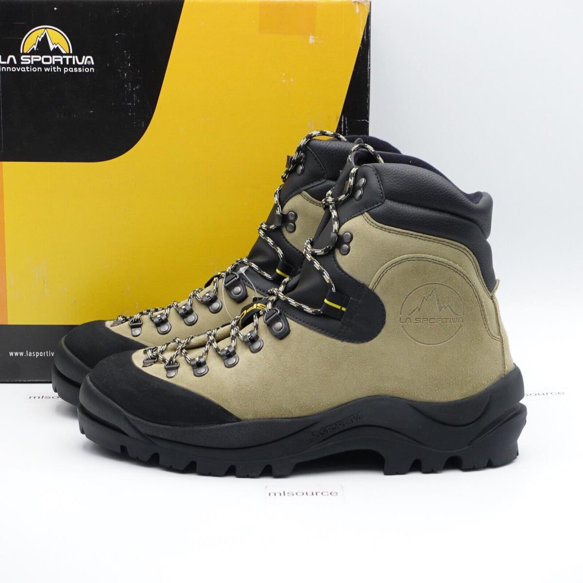 Size 14 Men`s La Sportiva Makalu Mountaineering Boots 31G812812 Natural
