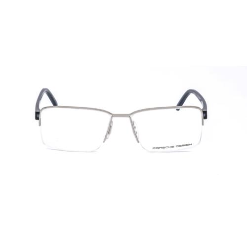 Porsche Design P 8351 B Eyewear Optical Frame Silver Rectangular