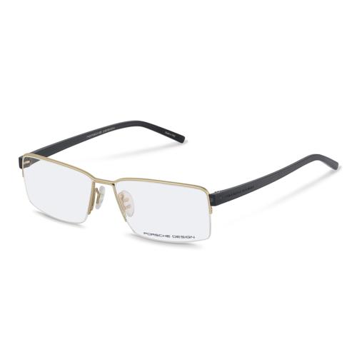Porsche Design P 8351 D Eyewear Optical Frame Mate Pale Gold Rectangular