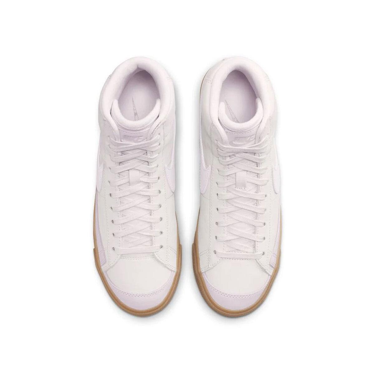 Nike Women`s Blazer Mid 77 Premium DQ7572-600 Pearl Pink/gum Brown SZ 5-15 - Pear lPink/Gum Brown