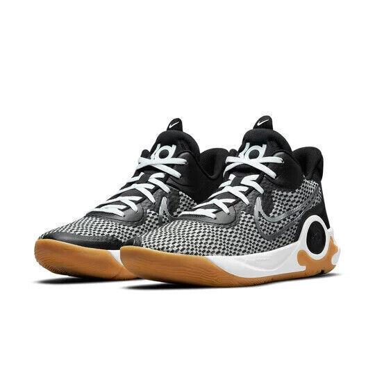 Nike KD Trey 5 IX CW3400-006 Men`s Black Cool Gray White Basketball Shoes MOO66 - Black Cool Gray White